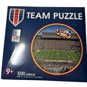 LSU Tigers‎ 500 Piece Team Puzzle New Sealed